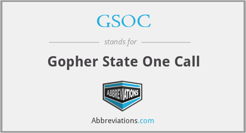 GSOC - Gopher State One Call