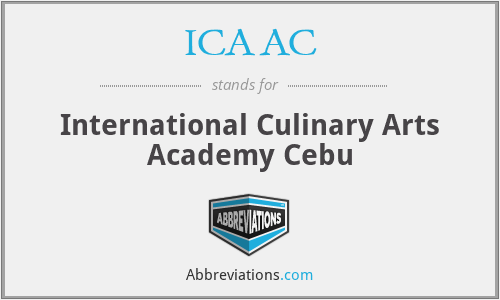 ICAAC - International Culinary Arts Academy Cebu