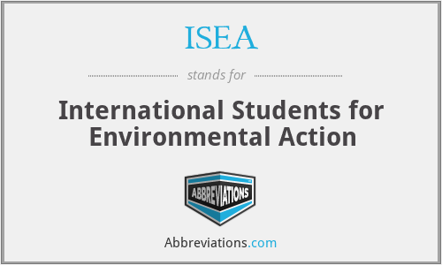 ISEA - International Students for Environmental Action