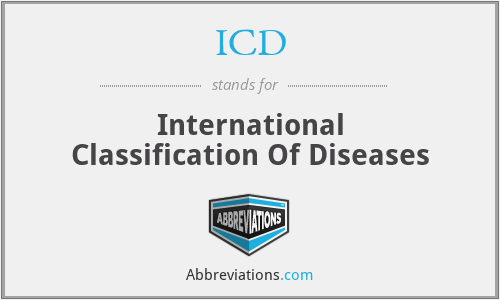 ICD - International Classification Of Diseases