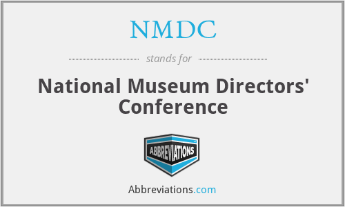 NMDC - National Museum Directors' Conference