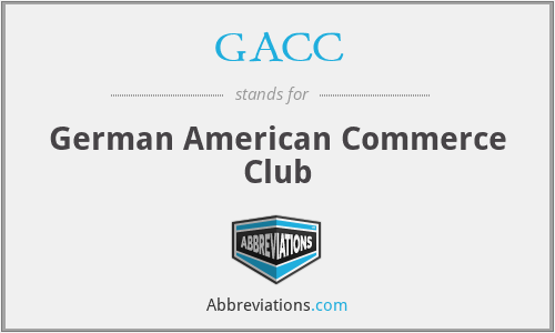 GACC - German American Commerce Club