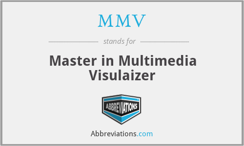 MMV - Master in Multimedia Visulaizer