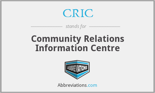 CRIC - Community Relations Information Centre