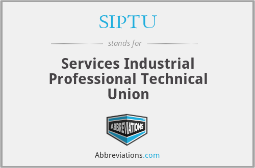 SIPTU - Services Industrial Professional Technical Union