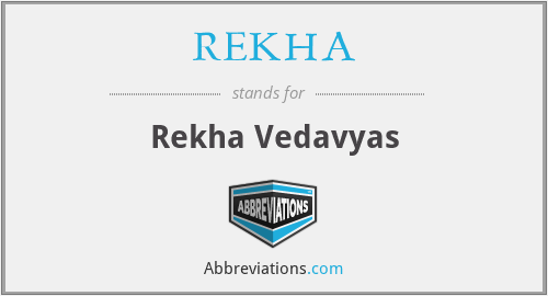 REKHA - Rekha Vedavyas