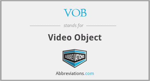VOB - Video Object
