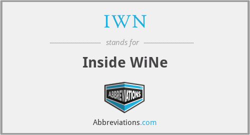 IWN - Inside WiNe