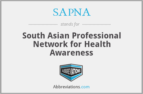SAPNA - South Asian Professional Network for Health Awareness