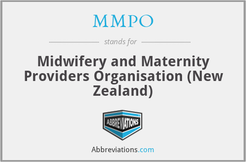 MMPO - Midwifery and Maternity Providers Organisation (New Zealand)