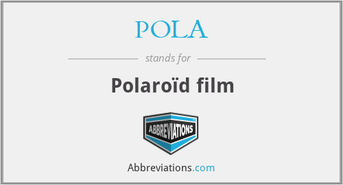POLA - Polaroïd film