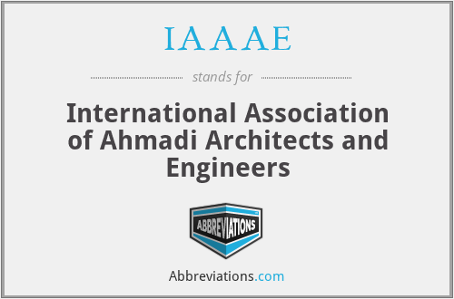 IAAAE - International Association of Ahmadi Architects and Engineers