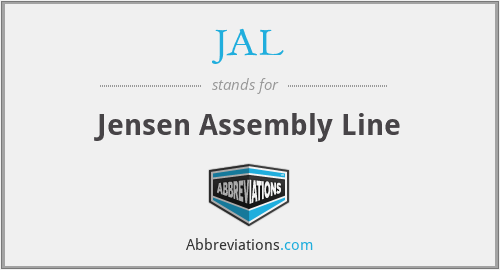 JAL - Jensen Assembly Line
