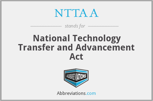 NTTAA - National Technology Transfer and Advancement Act