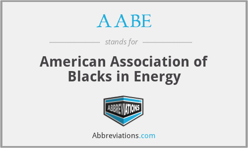 AABE - American Association of Blacks in Energy