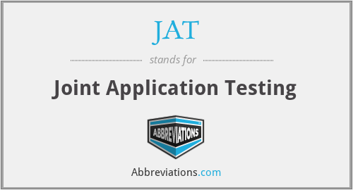 JAT - Joint Application Testing
