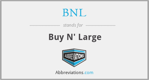 BNL - Buy N' Large