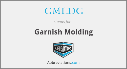 GMLDG - Garnish Molding