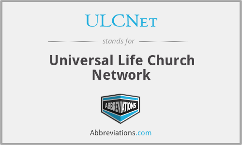 ULCNet - Universal Life Church Network