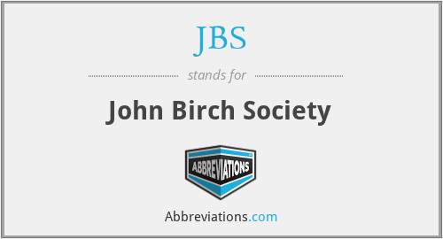 JBS - John Birch Society