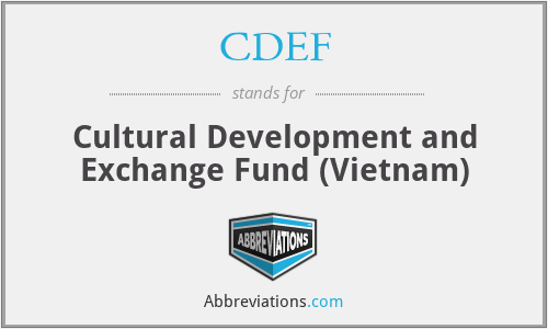 CDEF - Cultural Development and Exchange Fund (Vietnam)