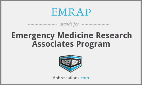 EMRAP - Emergency Medicine Research Associates Program