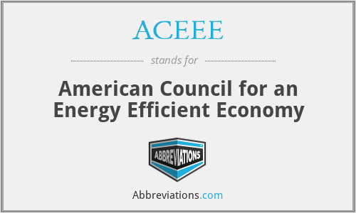 ACEEE - American Council for an Energy Efficient Economy
