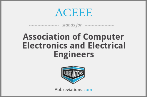 ACEEE - Association of Computer Electronics and Electrical Engineers