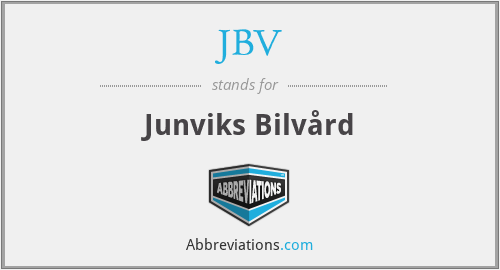 JBV - Junviks Bilvård