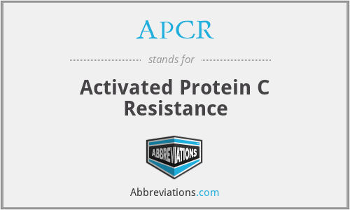 APCR - Activated Protein C Resistance