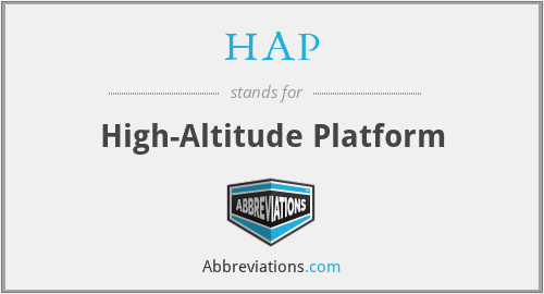 HAP - High-Altitude Platform