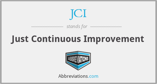 JCI - Just Continuous Improvement