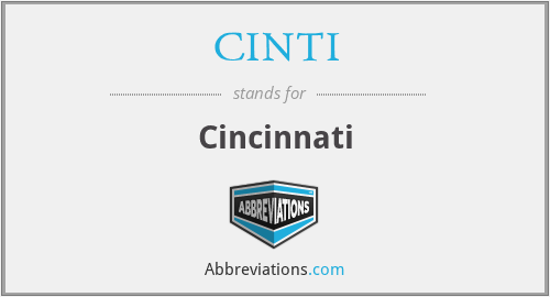 CINTI - Cincinnati