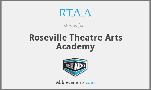 RTAA - Roseville Theatre Arts Academy