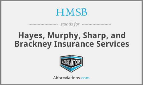 HMSB - Hayes, Murphy, Sharp, and Brackney Insurance Services