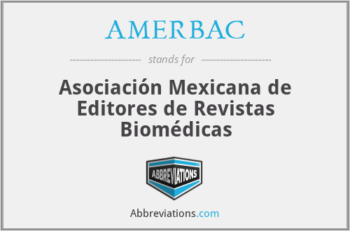 AMERBAC - Asociación Mexicana de Editores de Revistas Biomédicas