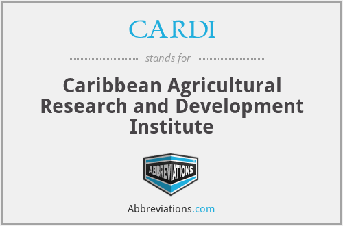 CARDI - Caribbean Agricultural Research and Development Institute