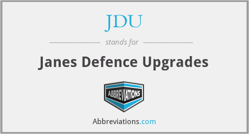 JDU - Janes Defence Upgrades