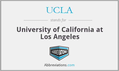 UCLA - University of California at Los Angeles