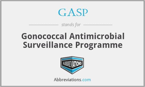 GASP - Gonococcal Antimicrobial Surveillance Programme