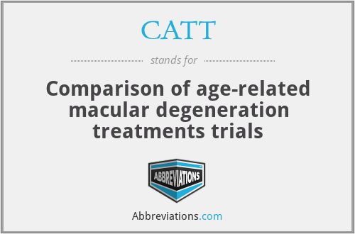 CATT - Comparison of age-related macular degeneration treatments trials