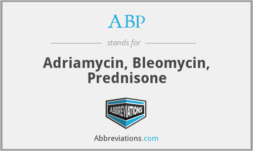 ABP - Adriamycin, Bleomycin, Prednisone