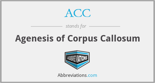 ACC - Agenesis of Corpus Callosum
