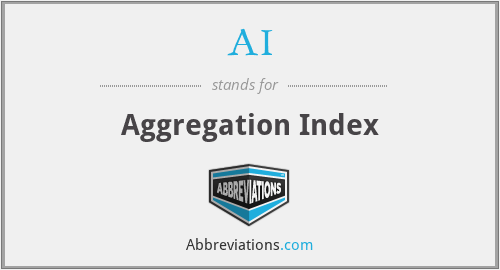 AI - Aggregation Index