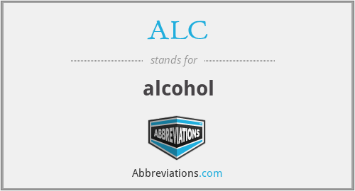 ALC - alcohol