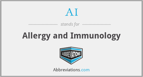 AI - Allergy and Immunology