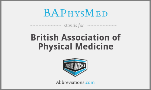 BAPhysMed - British Association of Physical Medicine