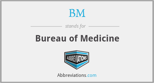 BM - Bureau of Medicine