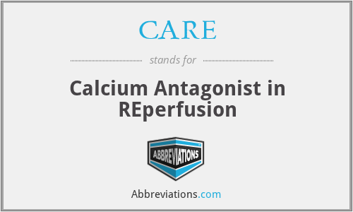 CARE - Calcium Antagonist in REperfusion
