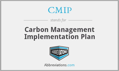 CMIP - Carbon Management Implementation Plan